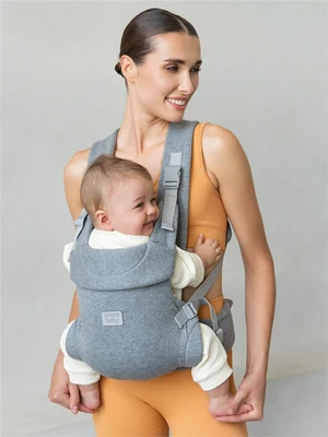 Эргорюкзак Amarobaby Snuggle, серый AB24-30SNUG/11