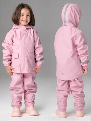 Комплект непромокаемый (куртка и полукомбинезон) Amarobaby Rainwear, розовый AB-OD26-RAIN35/06-92