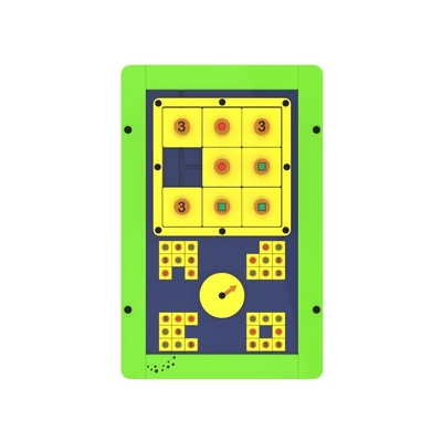 Дидактическая настенная панель IKC Square logic Green 1311233937