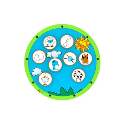 Дидактическая настенная панель IKC Match and Pop Green 628006885