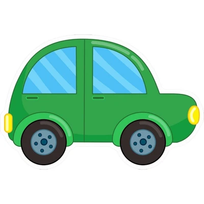 Настенная панель Логикус "Зеленый автомобиль" 41592580