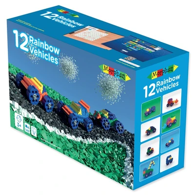 Конструктор Morphun Junior Starter Rainbow 12 Vehicle Set «Машины Радуга» 959408276
