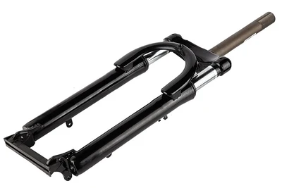Вилка 24" ст. черная Gelbert ALFA 3 pro под диск тормоз 1692502355