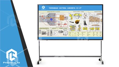 Стенд-планшет светодиодный «Электрооборудование топливной системы самолета Су-27» 299245849