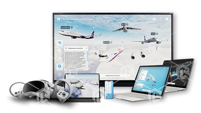 Интерактивное наглядное 3D пособие «Познание: Самолеты» 163094864