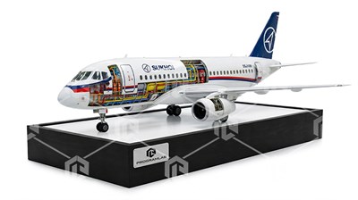 Светодинамический макет "Системы ЛА" на примере макета самолета «Сухой SSJ100» 7877147