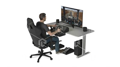 Тренажерный комплекс «Изучение устройства дорожной фрезерной машины и отработка навыков управления» К1 1352518122