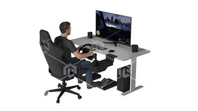 Программно-аппаратный комплекс «Тренажер управления автомобилем КАМАЗ-5350/4350/УРАЛ-4320» Облегченная (опционально с VR) К1 906268436
