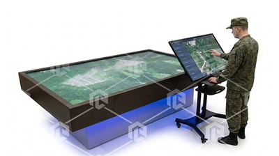 Интерактивный макет местности тактического поля К3 (версия 1х92" Touch) 1392893557