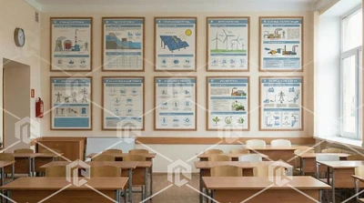 Комплект настенных плакатов "Энергетика" 1254895116