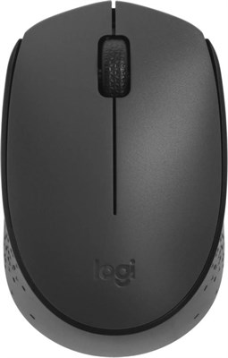 Мышь беспроводная Logitech M170, радио, оптическая, USB, 1000dpi, серый и черный [910-004646] 1891710