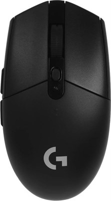 Мышь беспроводная Logitech G304 Lightspeed, игровая, радио, оптическая, USB, 12000dpi, черный [910-005286] 1972241