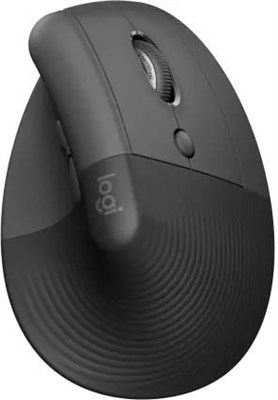 Мышь беспроводная Logitech Lift, Bluetooth/Радио, вертикальная, оптическая, USB, 4000dpi, графитовый [910-006485] 2043968