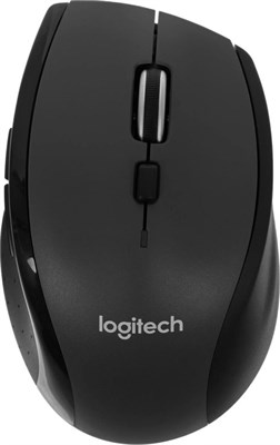 Мышь беспроводная Logitech M705, радио, оптическая, USB, 1000dpi, серый и черный [910-001964] 1964095