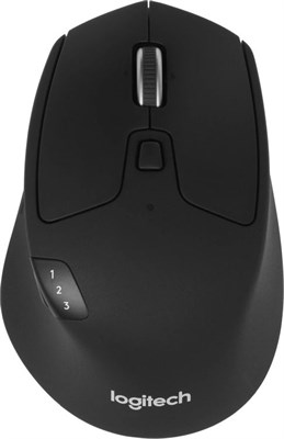 Мышь беспроводная Logitech M720 Triathlon, Bluetooth/Радио, оптическая, USB, 1000dpi, черный [910-004794] 2013277