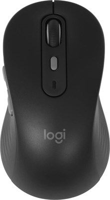 Мышь беспроводная Logitech M750 L Large, Bluetooth/Радио, оптическая, USB, 4000dpi, графитовый [910-006266] 2043985