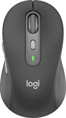 Мышь беспроводная Logitech M750, Bluetooth/Радио, оптическая, USB, 4000dpi, графитовый [910-006269] 2043994