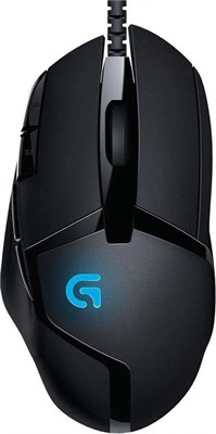 Мышь проводная Logitech Hyperion Fury G402, игровая, оптическая, USB, 4000dpi, черный [910-004070] 1987923