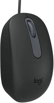 Мышь проводная Logitech M86, оптическая, USB, 8000dpi, черный [910-007661] 2167809
