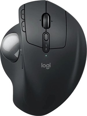 Трекбол беспроводная Logitech Trackball MX Ergo S, Bluetooth/Радио, оптическая, USB, 2048dpi, графитовый [910-007261] 2167988