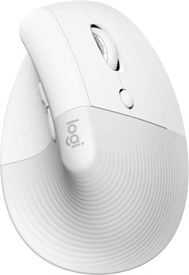 Мышь беспроводная Logitech Lift, Bluetooth/Радио, вертикальная, оптическая, USB, 4000dpi, белый [910-006480] 2183935