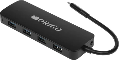 Разветвитель USB 3.0 Origo OU3390SNPD 4порт. черный (OU3390SNPD/B1) 1451201570