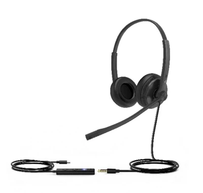 Гарнитура Yealink UH34 SE Dual UC, цвет черный 1639216579