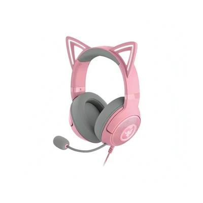 Гарнитура Razer Kraken Kitty V2, цвет розовый/серый 477555478