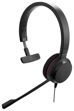Гарнитура с 1 наушником Jabra Evolve EVOLVE 20 Mono, цвет красный/черный 1439965157