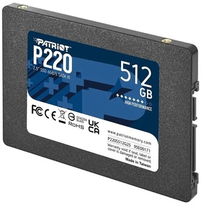 Внутренний твердотельный накопитель Patriot P220 512GB 63426274