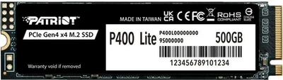 Внутренний твердотельный накопитель Patriot P400 Lite 500GB 513342435