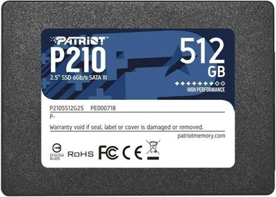 Внутренний твердотельный накопитель Patriot SATA III 512Gb 284375324