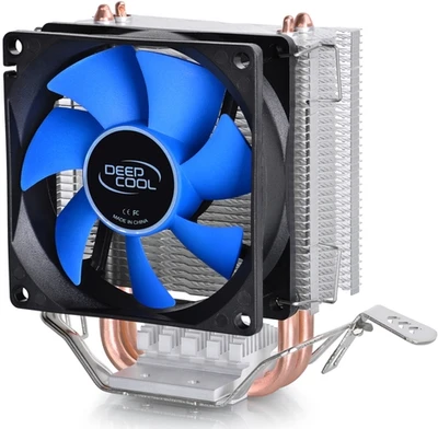 Устройство охлаждения(кулер) Deepcool Ice Edge Mini FS V2.0 Soc-AM5/AM4/1200/1700/1851 черный/синий 3-pin 25dB Al+Cu 100W 276gr Ret (DP-MCH2-IEMV2) 455468879