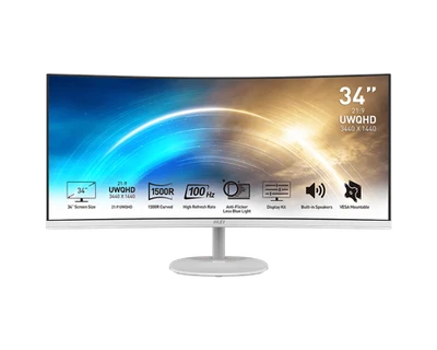 Монитор MSI MP341CQ 34.0-inch белый (плохая упаковка) 1922722387