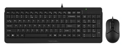 Клавиатура+мышь A4tech Клавиатура + мышь Fstyler F1512 F1512 BLACK, цвет черный 376451338