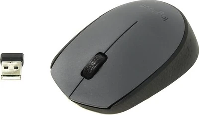 Мышь Logitech M170 910-004642, цвет темно-серый 497816107