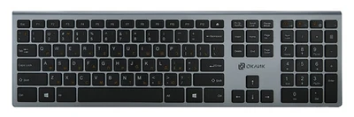 Клавиатура Oklick KeyBoard 890S 1196549, цвет серый 1298395367