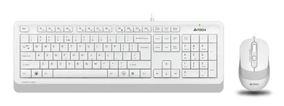 Клавиатура+мышь A4tech Клавиатура + мышь Fstyler F1010 F1010 WHITE, цвет белый 374259182