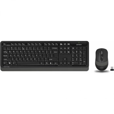 Клавиатура+мышь A4tech Клавиатура + мышь Fstyler FG1010 FG1010 GREY, цвет черный 508032454