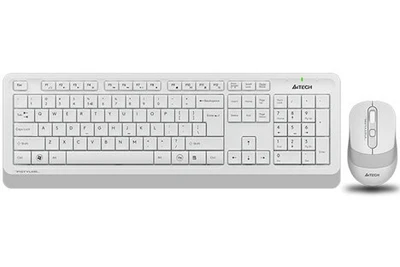 Клавиатура+мышь A4tech Клавиатура + мышь Fstyler FG1010 FG1010 WHITE, цвет белый 1552863320