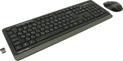 Клавиатура+мышь A4tech Клавиатура + мышь Fstyler FG1010S FG1010S GREY, цвет темно-серый 87890354