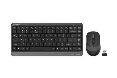 Клавиатура+мышь A4tech Клавиатура + мышь Fstyler FG1110 FG1110 GREY, цвет черный 1267919273