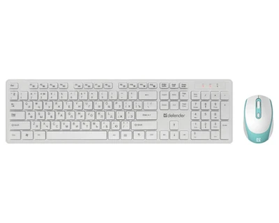 Клавиатура+мышь Defender Auckland C-987 45987, цвет белый 1795247440