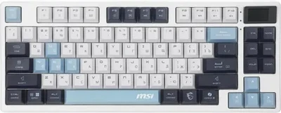 Клавиатура MSI FORGE GK600 TKL WIRELESS SKY S11-43RUP01-HH9, цвет серый 1785865097