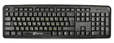 Клавиатура Oklick KeyBoard 130M 337077, цвет черный 1898178110