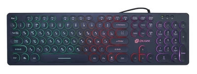 Клавиатура Oklick KeyBoard 420MRL 1091226, цвет черный 1904371474