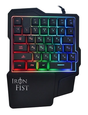 Клавиатура Oklick KeyBoard 701G IRON FIST 1196590, цвет черный 1659576243
