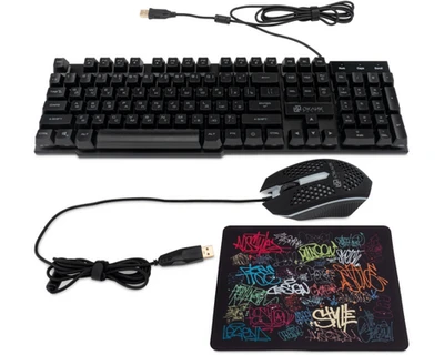 Клавиатура+мышь Oklick KB+M 400GMK 1546779, цвет черный 1960725311