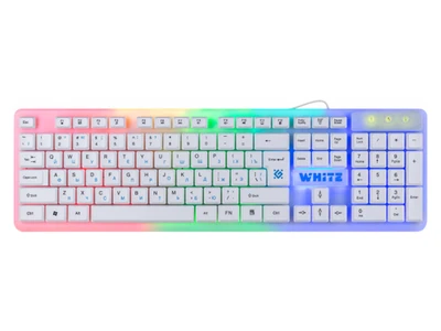 Клавиатура GAMING GK-172 RU WHITE RAINBOW 45172 DEFENDER 1290810869
