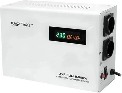 Стабилизатор напряжения SMARTWATT AVR SLIM 1500RW 1500ВА 1368803720